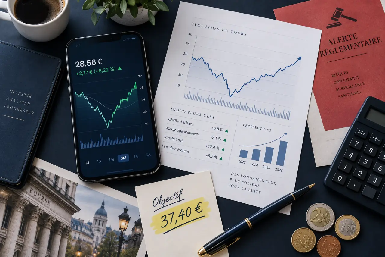 Acheter des actions Edenred : potentiel de rebond, risques réglementaires et scénario à 37,40 €