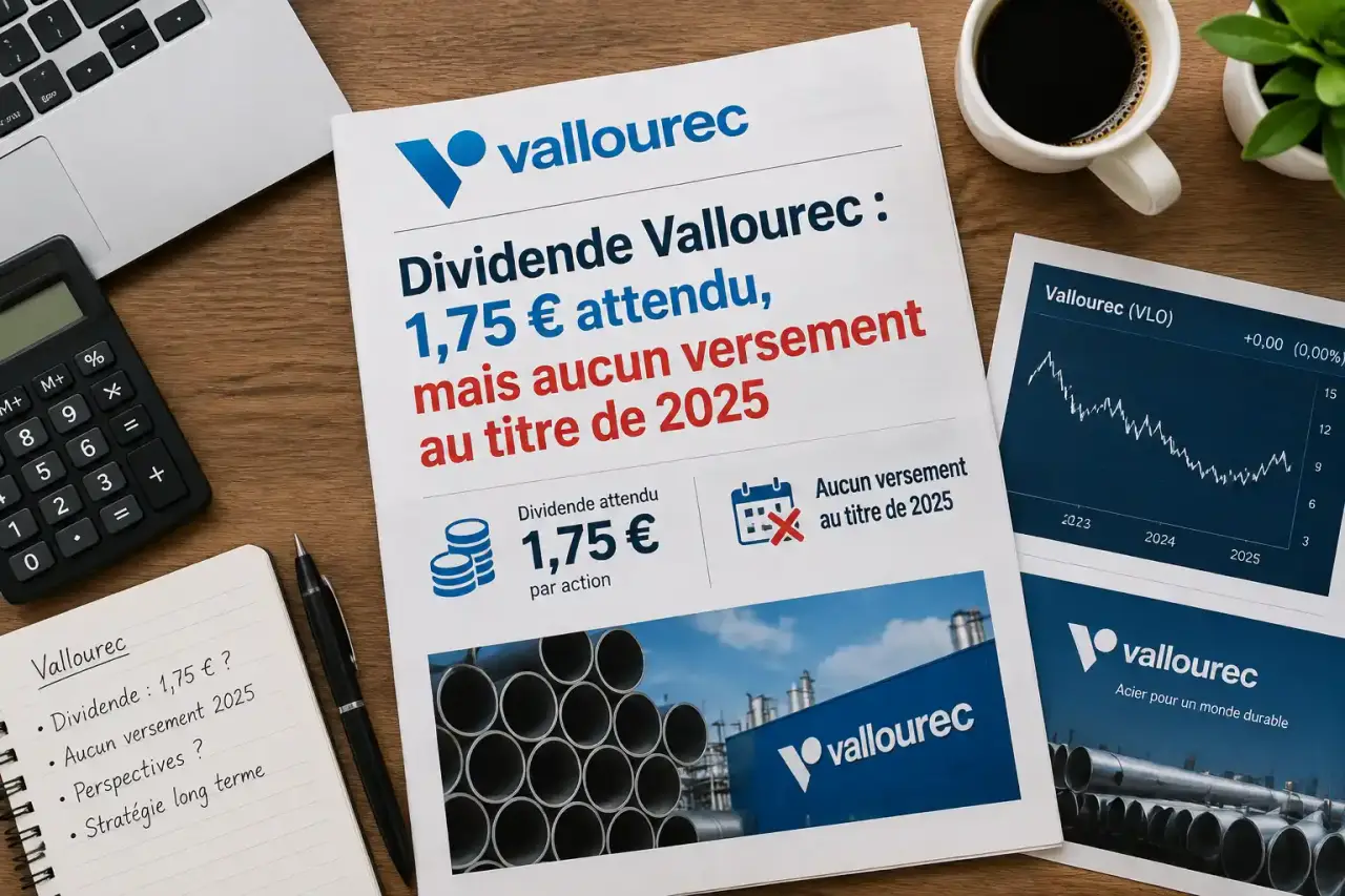 Dividende Vallourec : 1,75 € attendu, mais aucun versement au titre de 2025