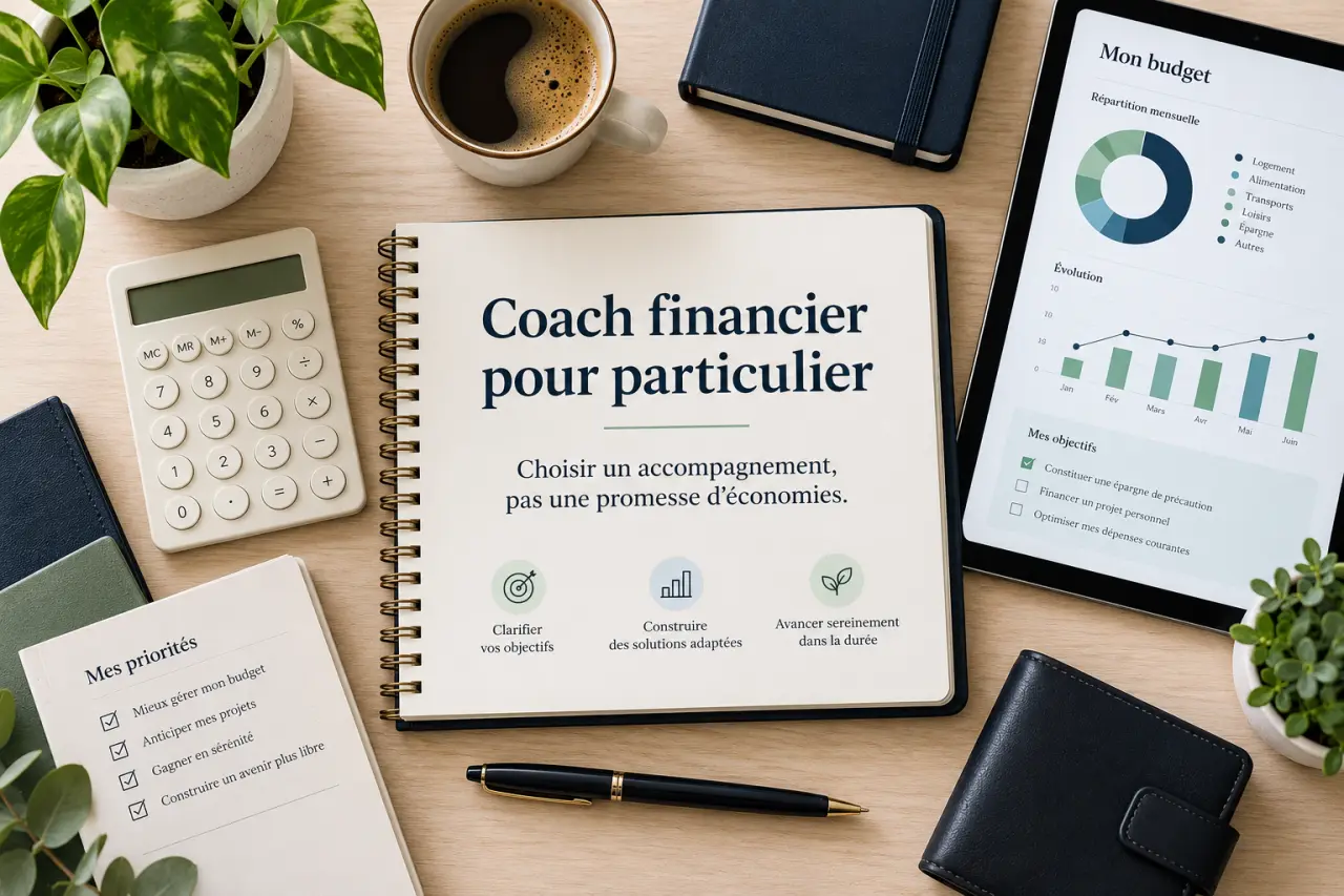 Coach financier pour particulier : choisir un accompagnement, pas une promesse d’économies